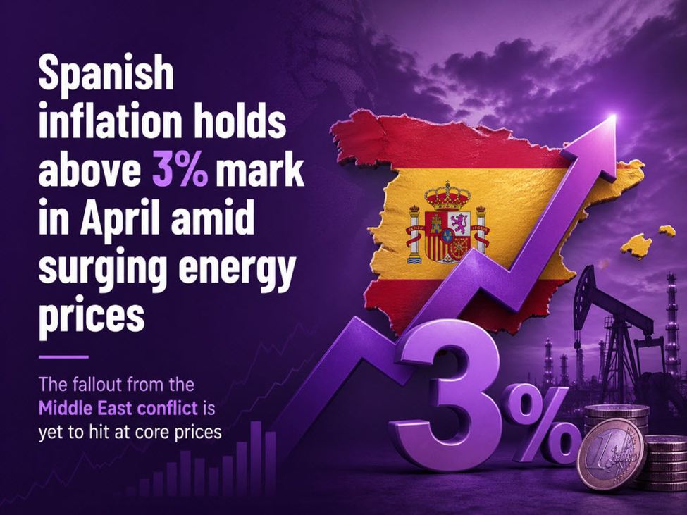 Spain April preliminary CPI +3.2% vs +3.4% y/y expected | investingLive