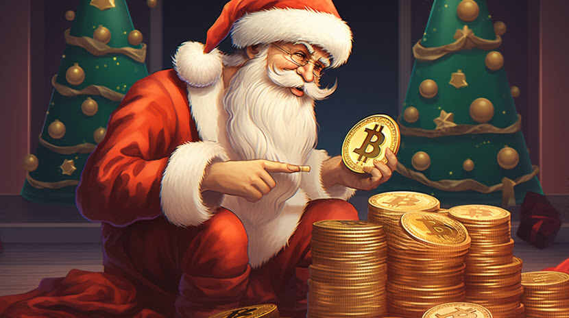Santa bitcoin