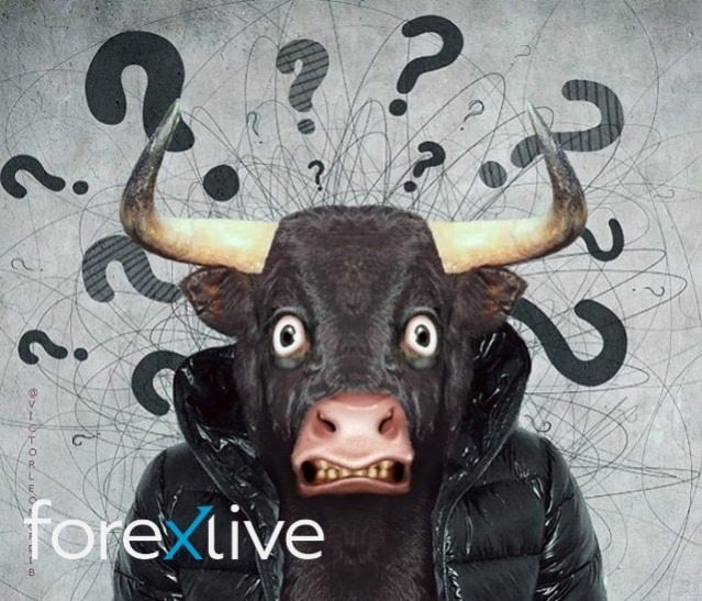 Scared bull meme forexlive