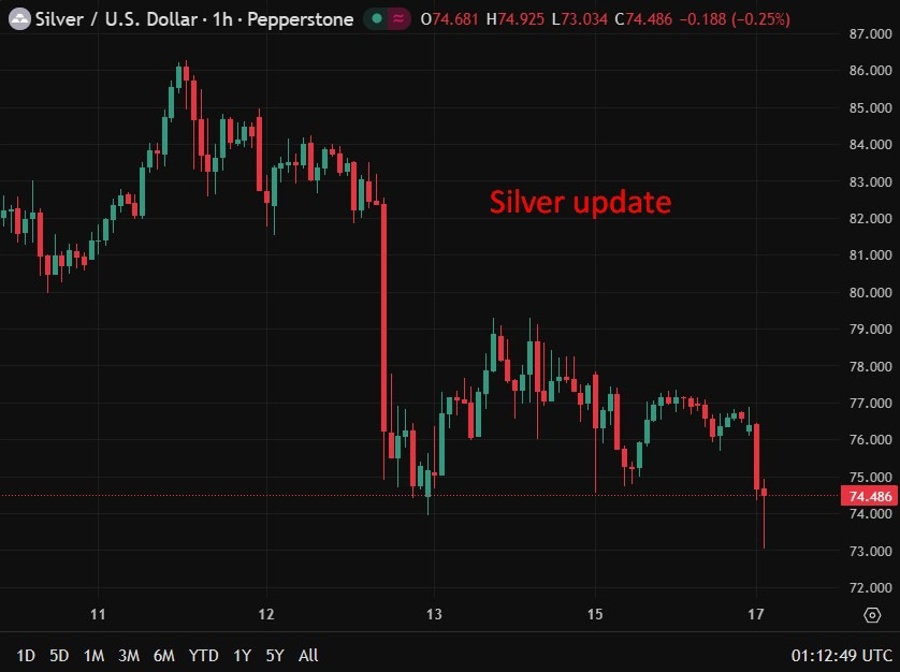 Silver update 17 February 2026