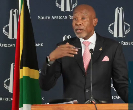 South African Reserve Bank Governor Lesetja Kganyago