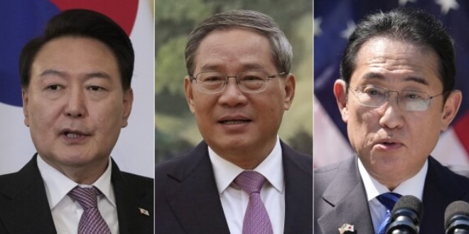 South Korea china japn 27 May 2024