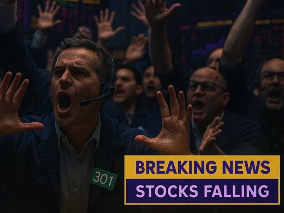 Stocks are tumbling with the NASDAQ down over 2.2%. The S&P is down 1.6%.