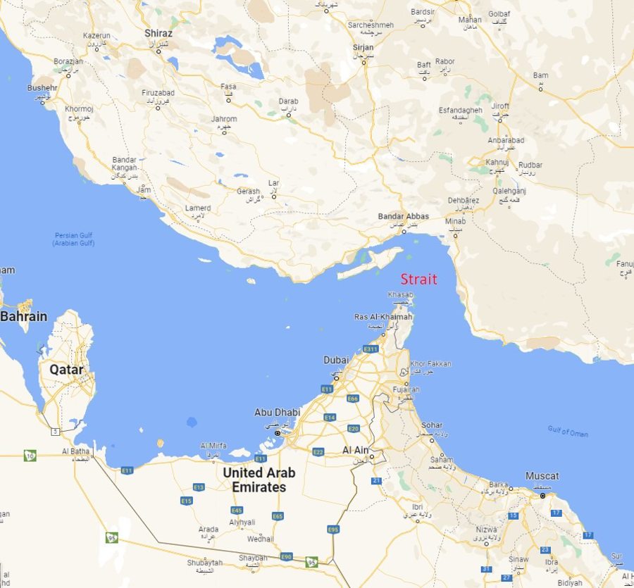 Strait of Hormuz 4 June 2023