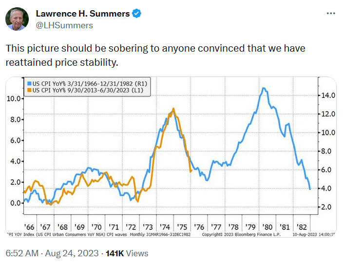 Summers tweet