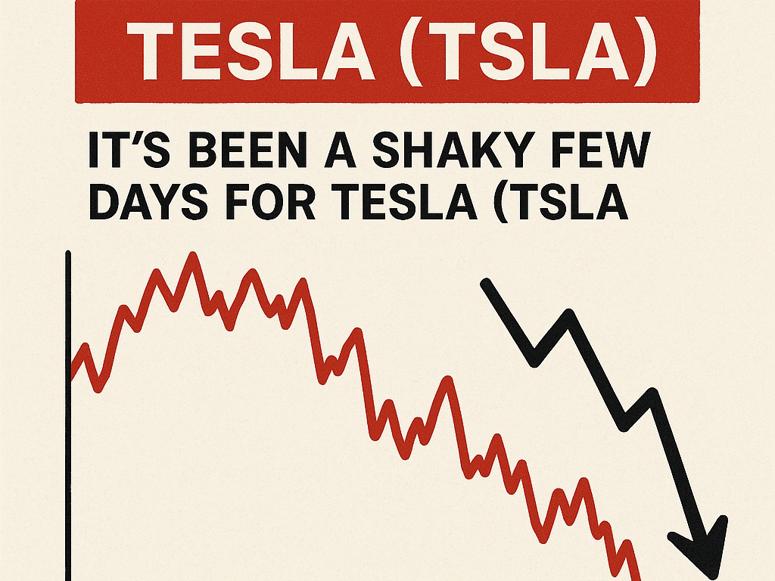 TSLA stock crashed 25.7% in 5 trading days. Found support.