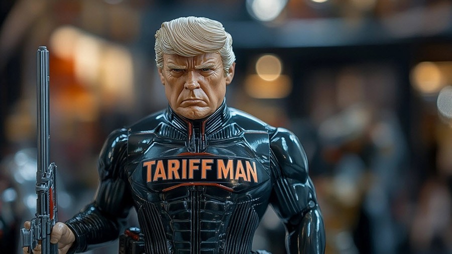 Tariff Man figurine 3 Trump
