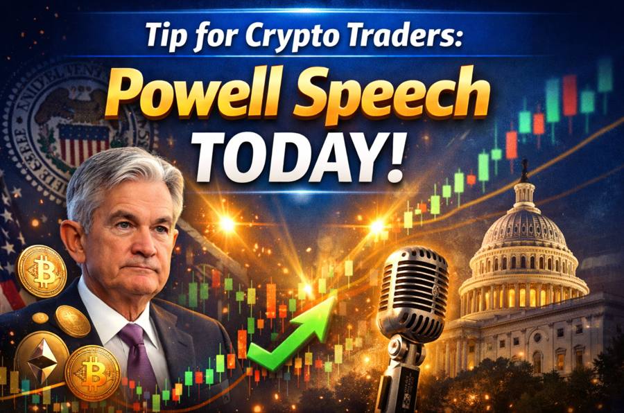 Tip or crypto traders: Beware of the Powell speech today