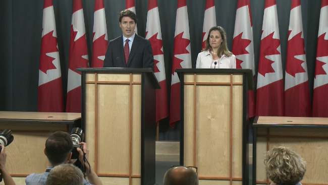 Trudeau and Freeland