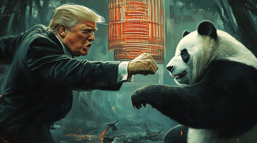 Trump China panda