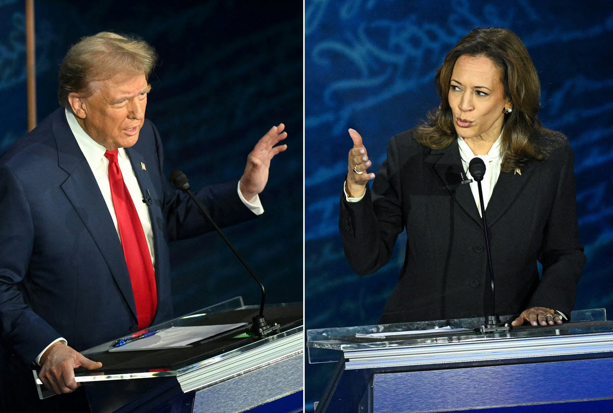 Trump Harris