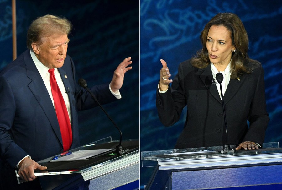 Trump Harris