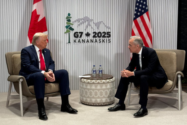 Trump and Carney G7