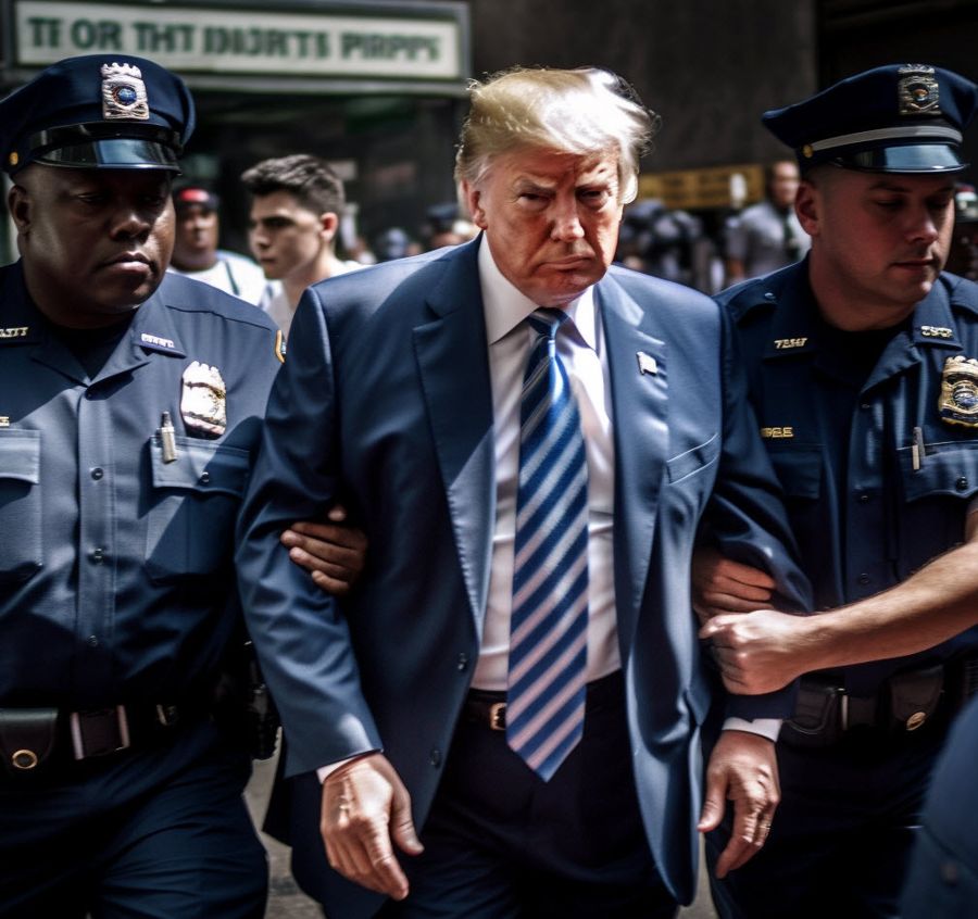 Trump arrested