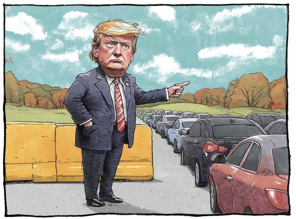 Trump border autos