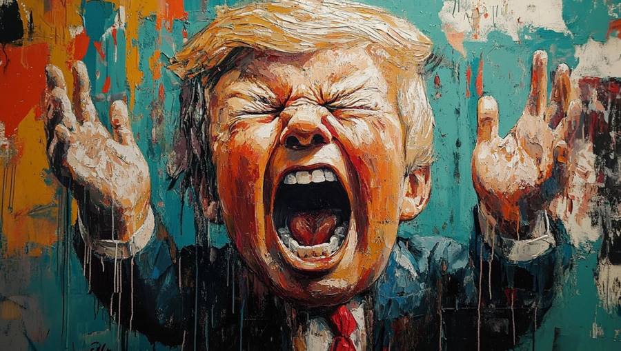 Trump crying baby