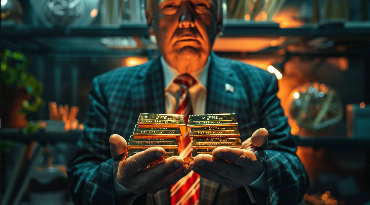 Trump gold bars