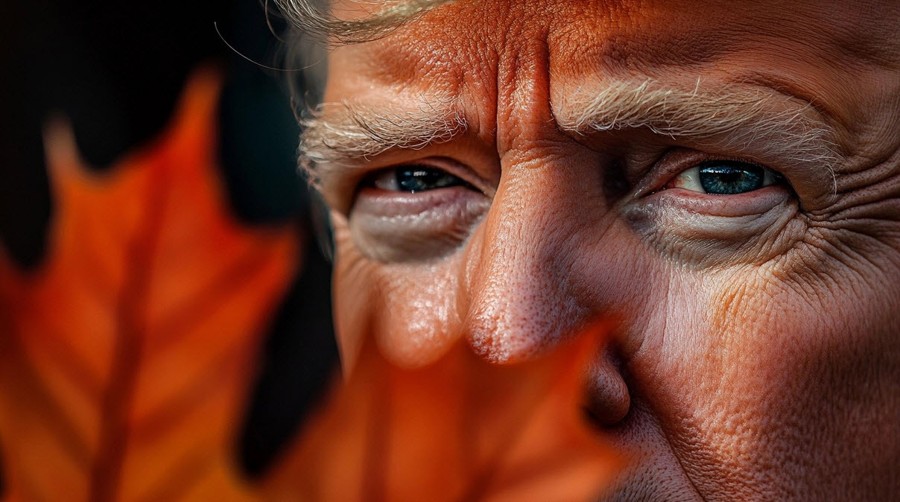 Trump maple leaf