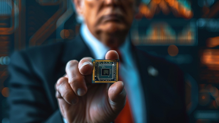 Trump microchip AI image 3