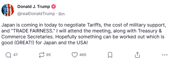 Trump post