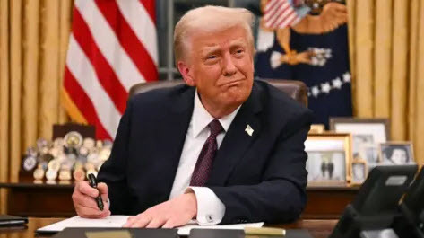 Trump signing
