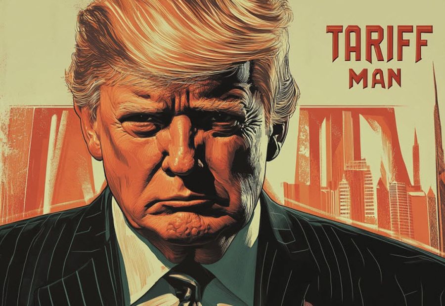 Trump tariff man