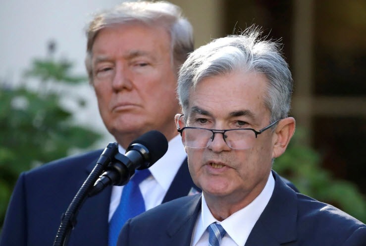 Trump watching over Powell