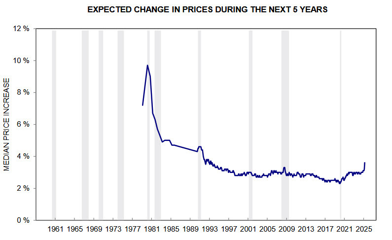 U Mich 5 year inflation