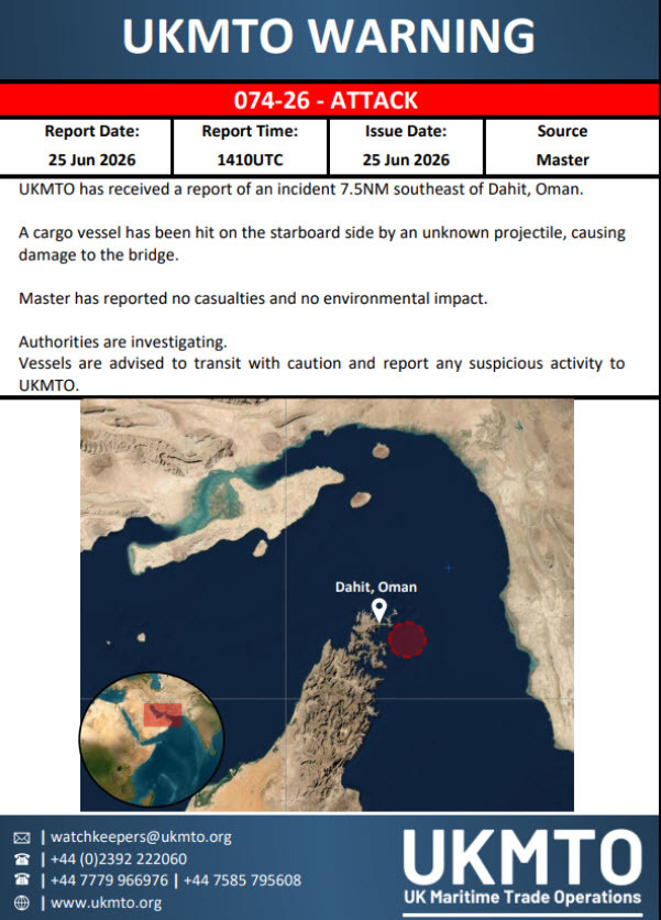 UK MTO warning