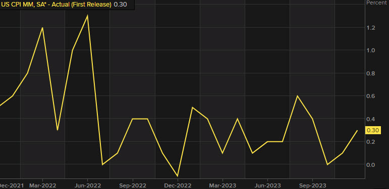US CPI mm