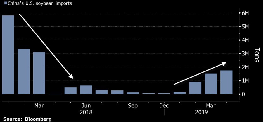 US China soybeans 2018-19