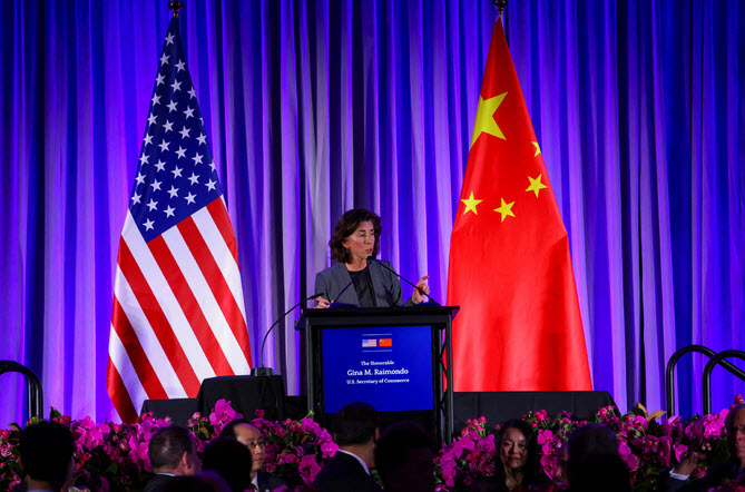 US Secretary of Commerce Gina Raimondo