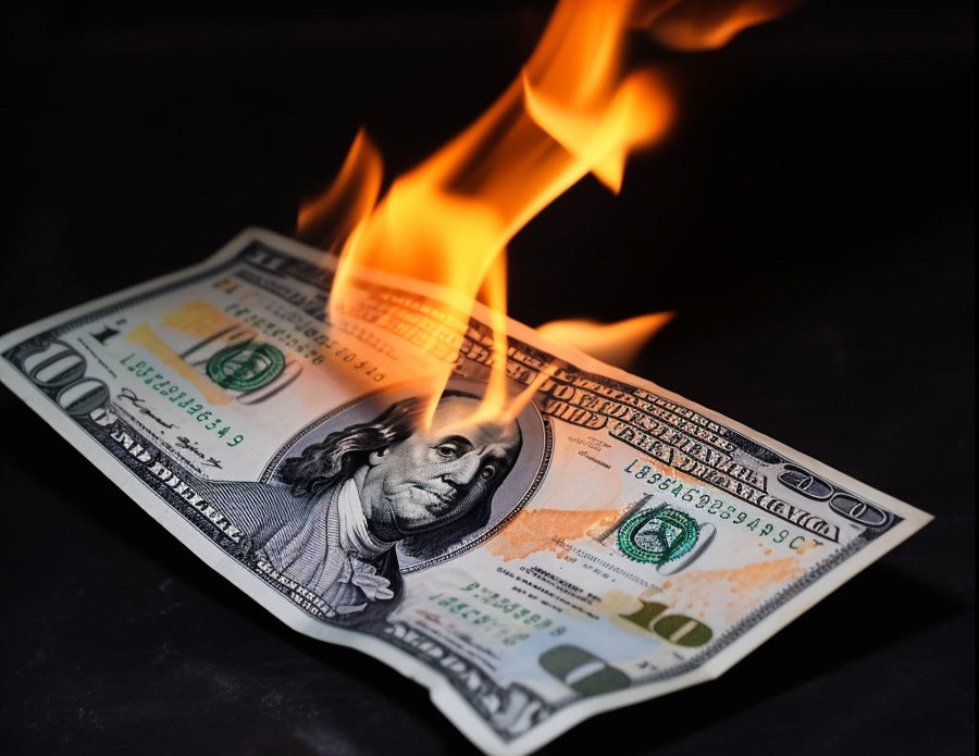 US dollar on fire