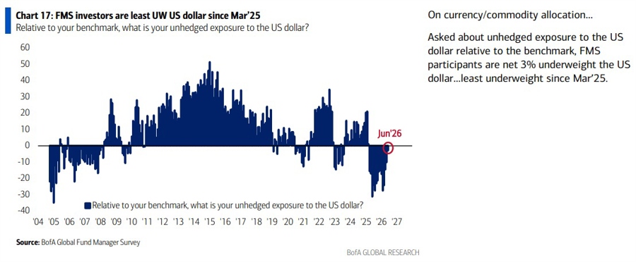 US dollar positioning