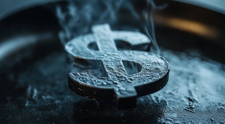 US dollar symbol hot