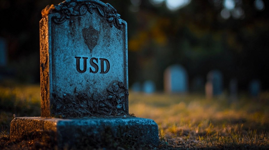 USD gravestone US dollar