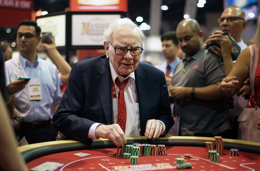 Warren Buffett gambling AI