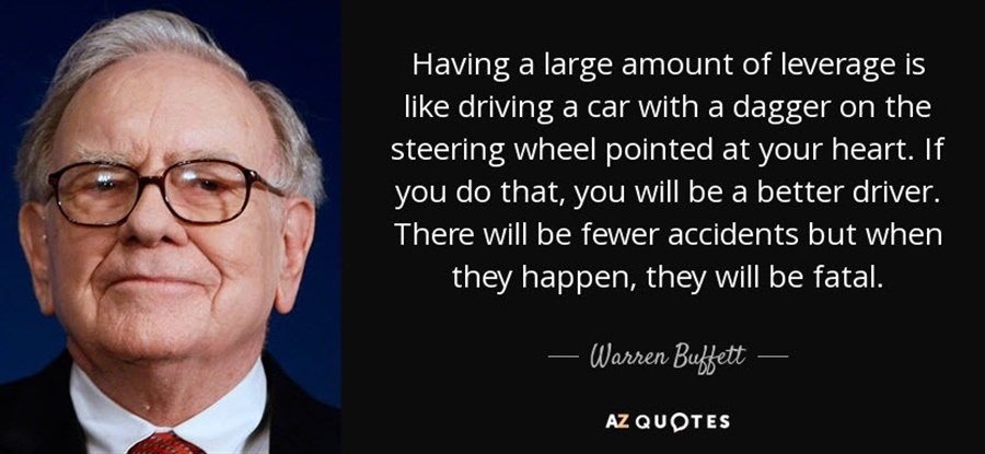 Warren Buffett on leverage
