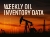 Weekly oil inventory data