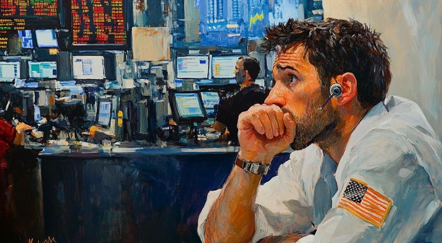 Worried trader 2
