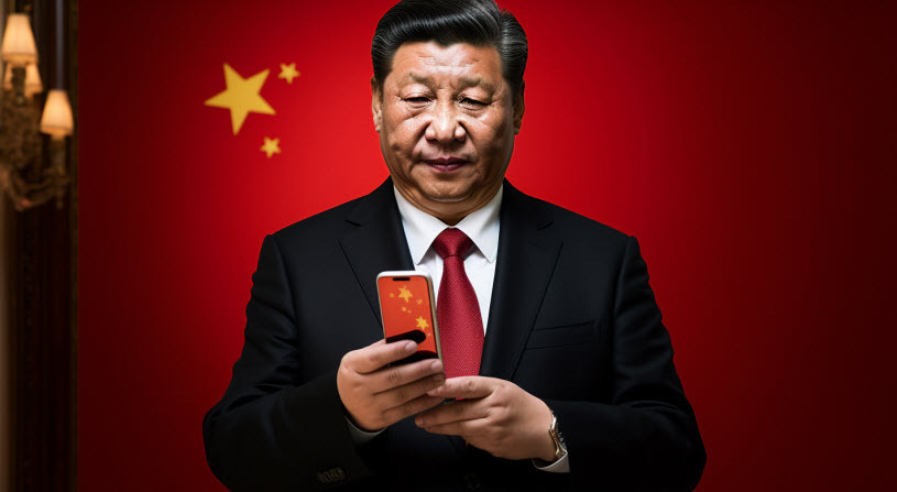 Xi with Apple iPhone