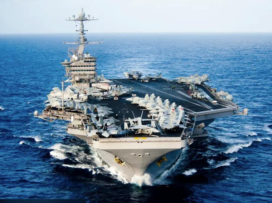 pic of an aircraft carrier 16 January 2026