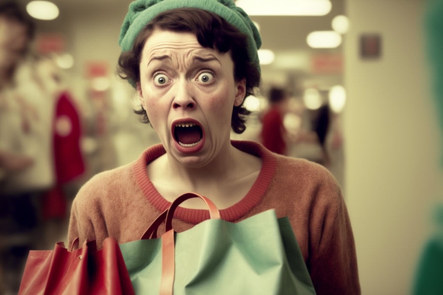 angry shopper prices inflation