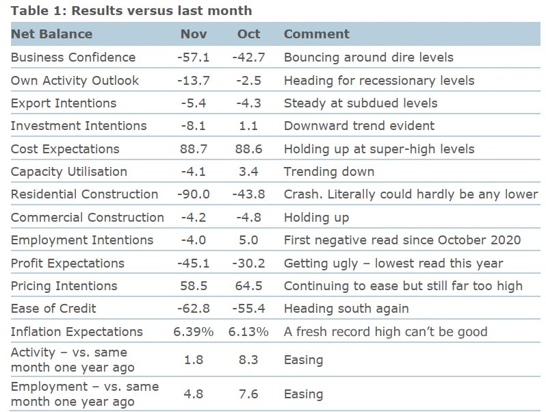 anz nz business survey