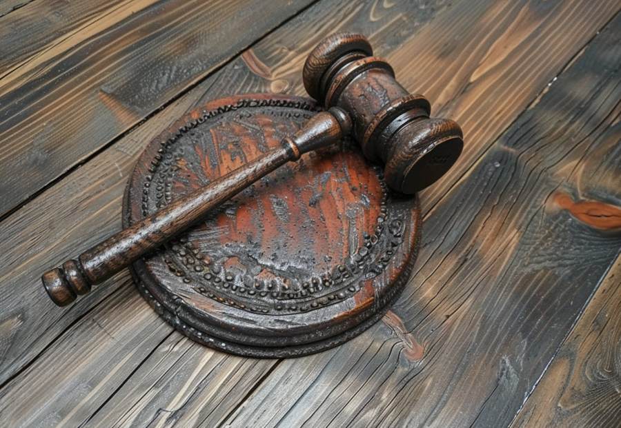 auction or court case hammer