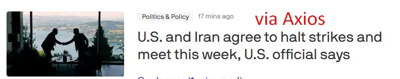 axios us iran talks 29 June 2026
