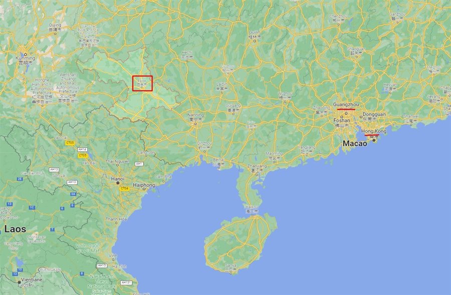 baise china coronavirus 07 February 2022
