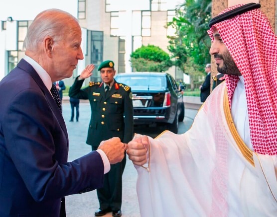 biden prince fist 17 July 2022