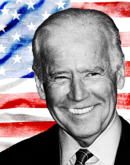 biden smiling