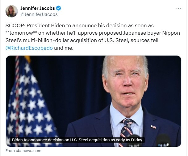 biden us steel nippon 03 January 2025 2